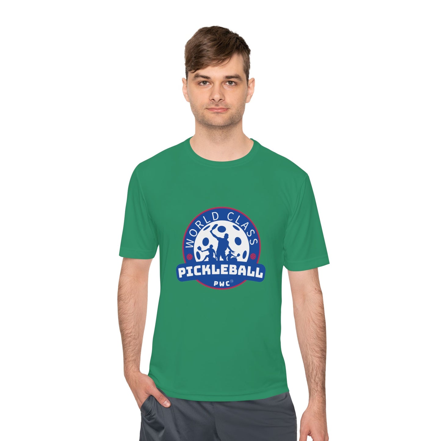 Pickleball World Class Performance Tee – Moisture-Wicking Athletic Shirt for On & Off the Court