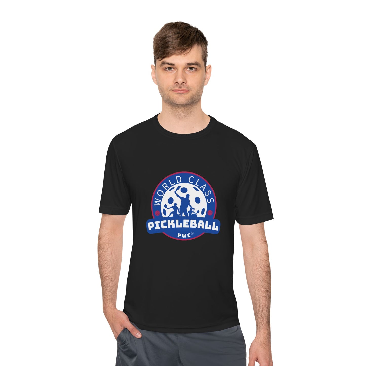 Pickleball World Class Performance Tee – Moisture-Wicking Athletic Shirt for On & Off the Court