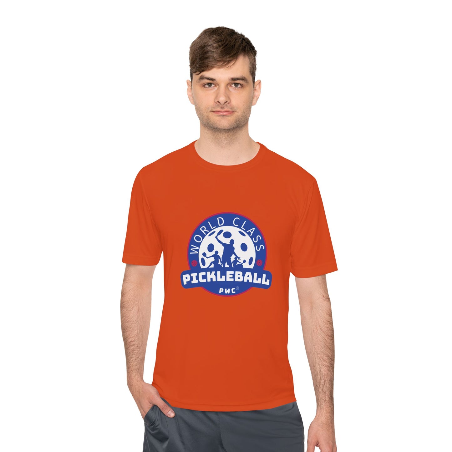 Pickleball World Class Performance Tee – Moisture-Wicking Athletic Shirt for On & Off the Court