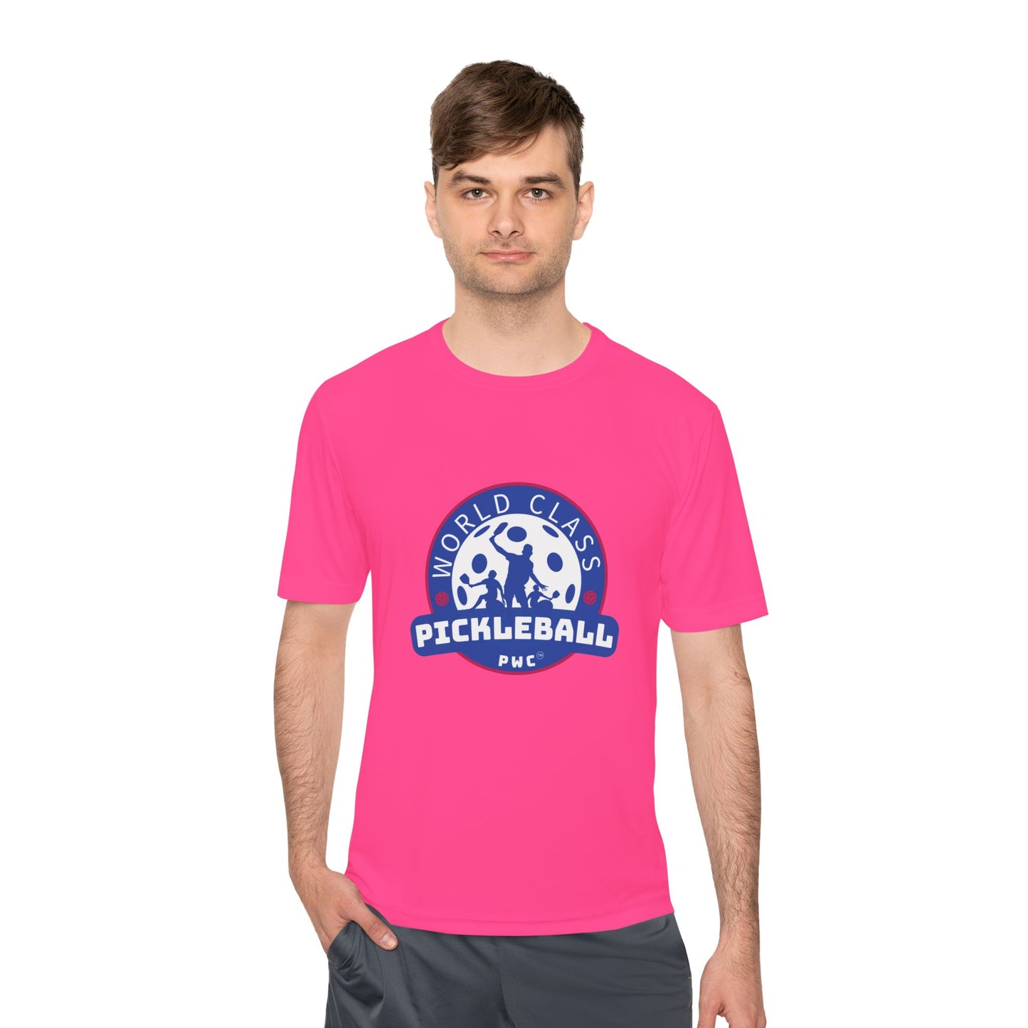 Pickleball World Class Performance Tee – Moisture-Wicking Athletic Shirt for On & Off the Court