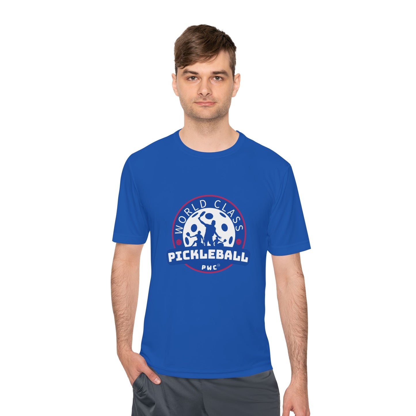 Pickleball World Class Performance Tee – Moisture-Wicking Athletic Shirt for On & Off the Court